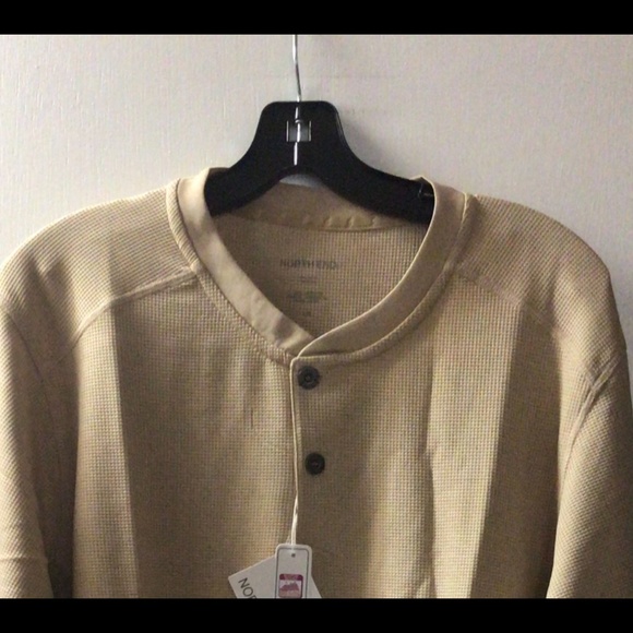 🌟Performance Waffle Henley - Picture 3 of 9